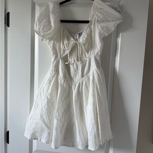 Princess Polly white cutout dress